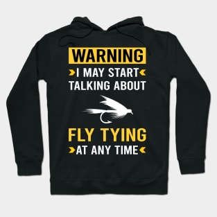 Warning Fly Tying Hoodie